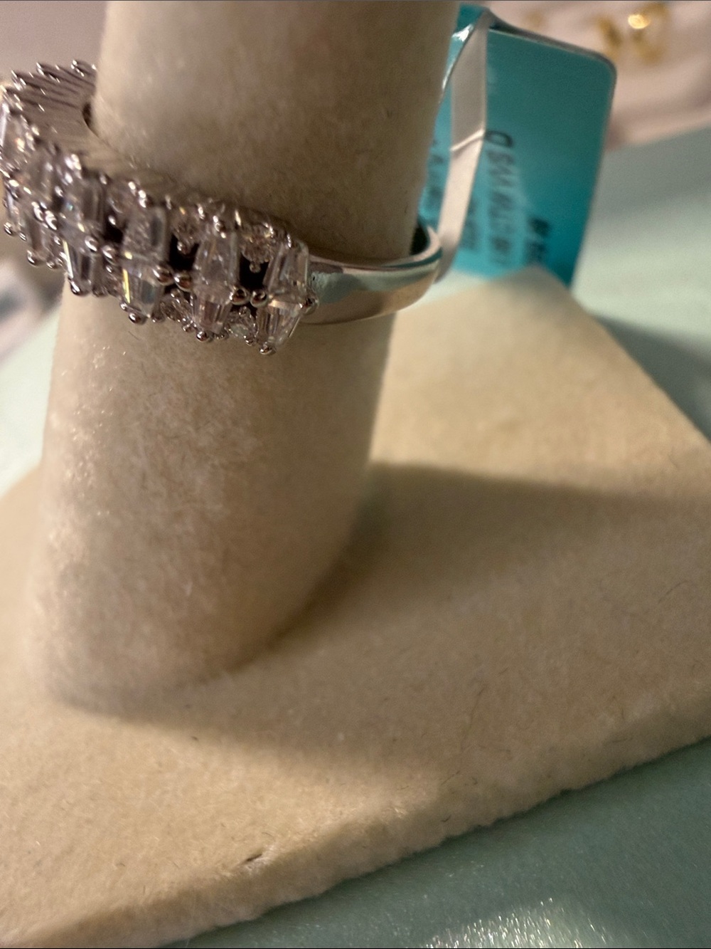 .96 CTW Moissanite 925 Sterling Silver Ring MSRP $699 - Picture 3 of 5